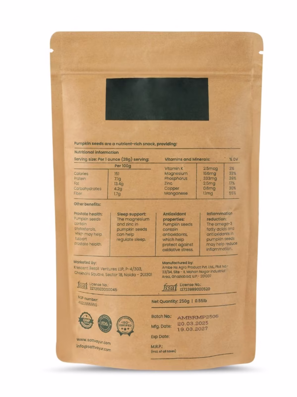 Pumpkin Seeds | Certified Organic – Vitality