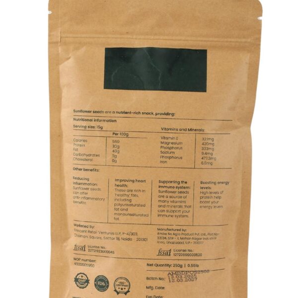Organic Sunflower Seeds | Nourishing Body Naturally