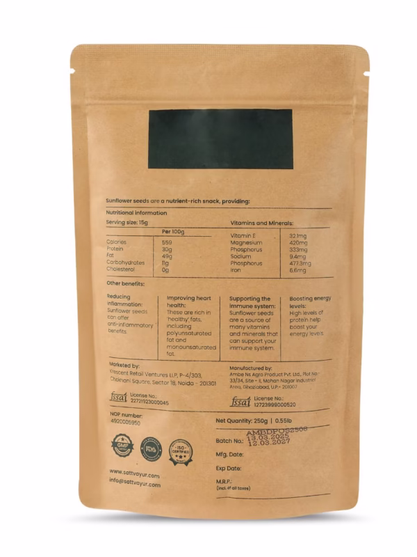 Organic Sunflower Seeds | Nourishing Body Naturally