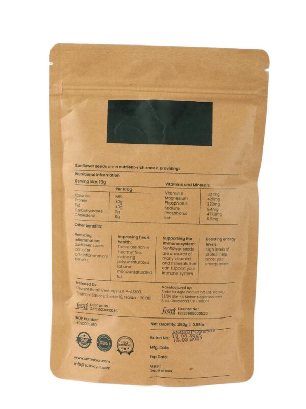 Organic Sunflower Seeds | Nourishing Body Naturally