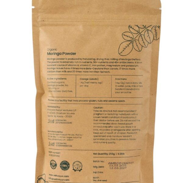Organic Moringa Powder | Nature’s Multivitamin in a Spoon