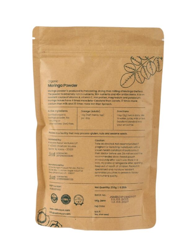 Organic Moringa Powder | Nature’s Multivitamin in a Spoon