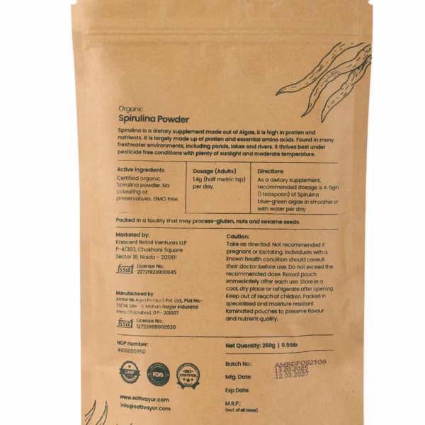 Organic Spirulina Powder | Nature’s Complete Superfood