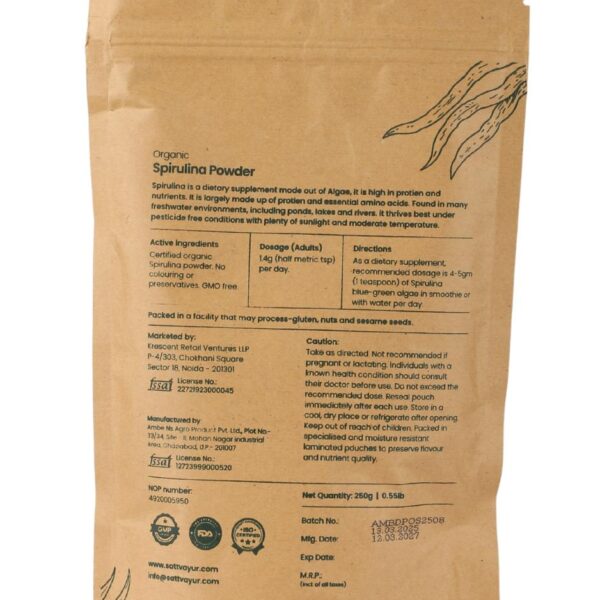 Organic Spirulina Powder | Nature’s Complete Superfood