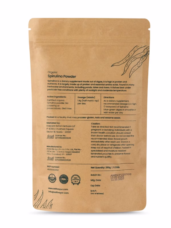 Organic Spirulina Powder | Nature’s Complete Superfood